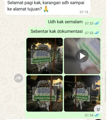 Pengiriman Papan Bunga Selamat Seborokrapyak Banyuurip