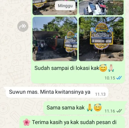 Pengiriman Papan Bunga Duka Seborokrapyak Banyuurip